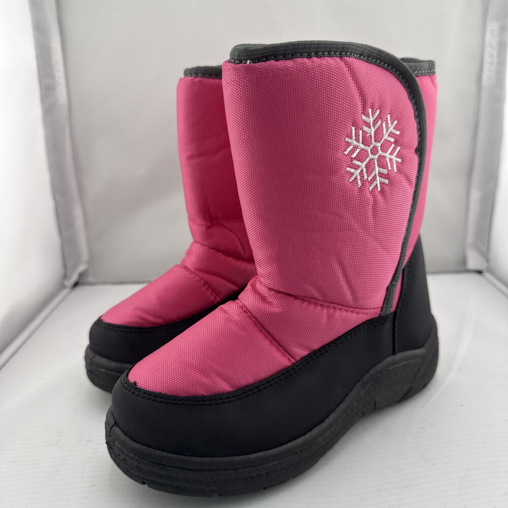 ❄️ WFS Works Famous Sports Girl’s Snow Boots Pink Size 12 Great condition!
